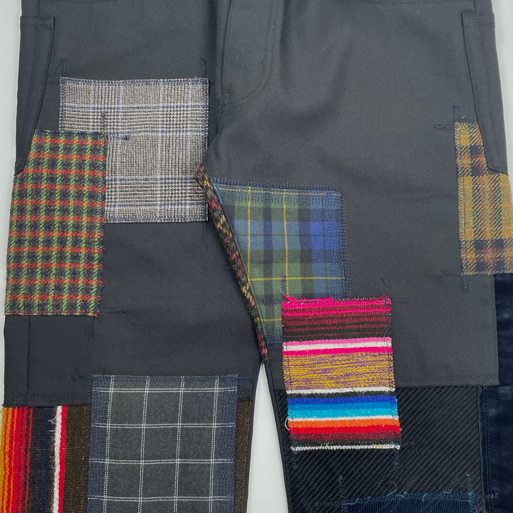 JUNYA WATANABE MAN ジュンヤワタナベ / 22AW パッチワーク5Pデニムパンツボトム 参考定価：70,000程度 SIZE：L