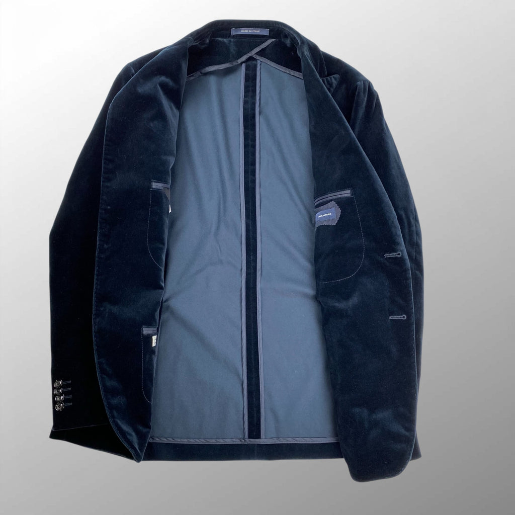 TAGLIATORE タリアトーレ / MONTECARLO ベロアジャケット ピークドラペル 参考定価：120,000程度 SIZE：50（L程度）