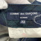 COMME des GARCONS HOMME / 11SS ブラックウォッチ切替デニムパンツ SIZE:XS