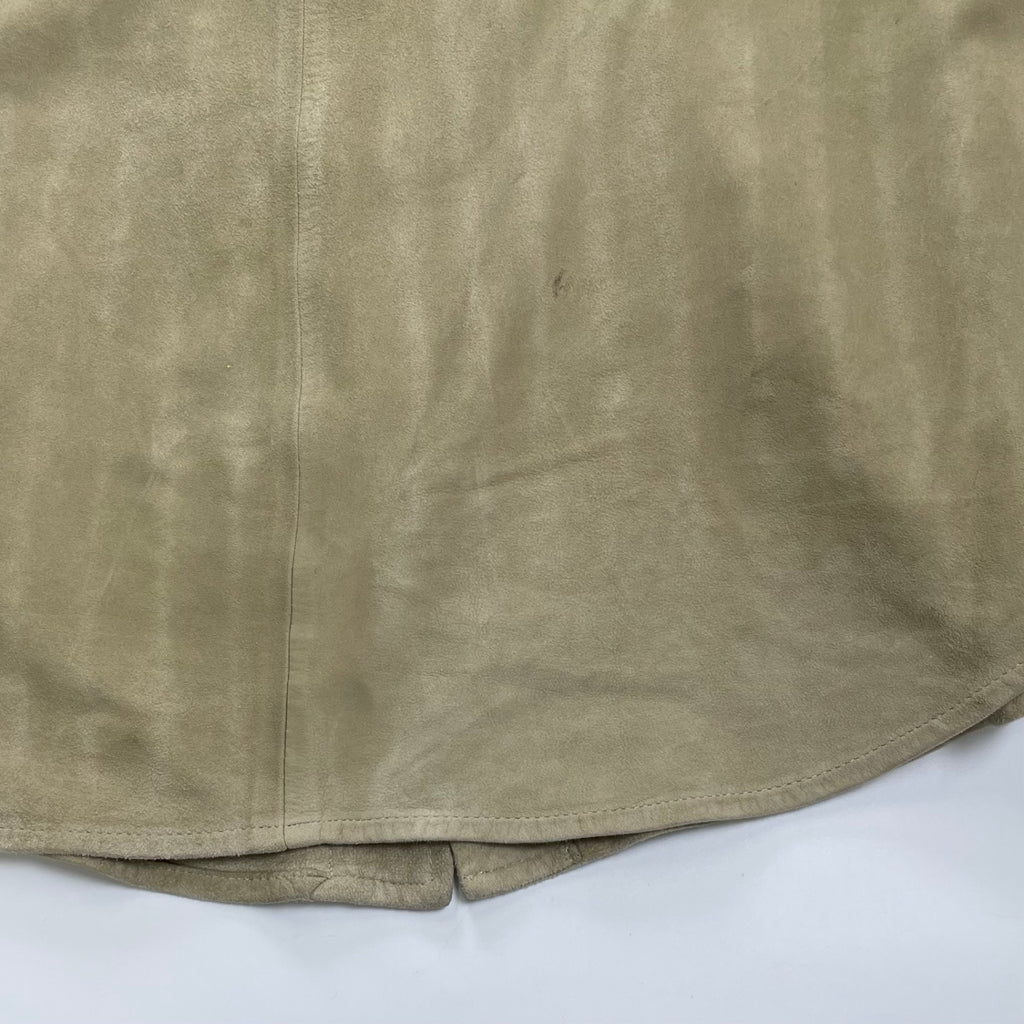 VINTAGE ヴィンテージ FACONNABLE / 古着 ゴートレザーシャツ ボタンダウン SIZE:L