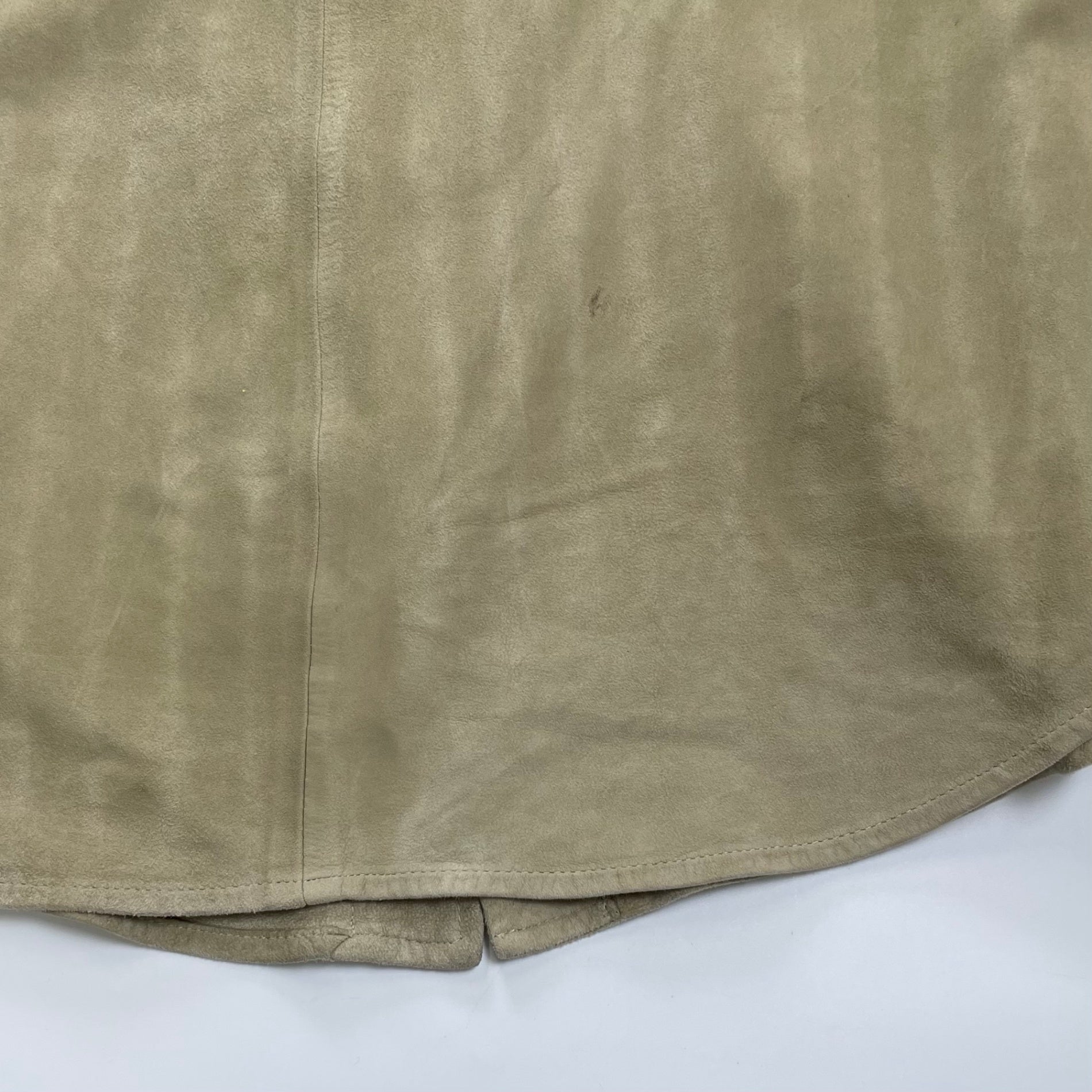 VINTAGE ヴィンテージ FACONNABLE / 古着 ゴートレザーシャツ ボタンダウン SIZE:L