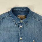Polo RALPH LAUREN / ワイドショートデニムシャツ 参考定価：28,000程度 SIZE:S