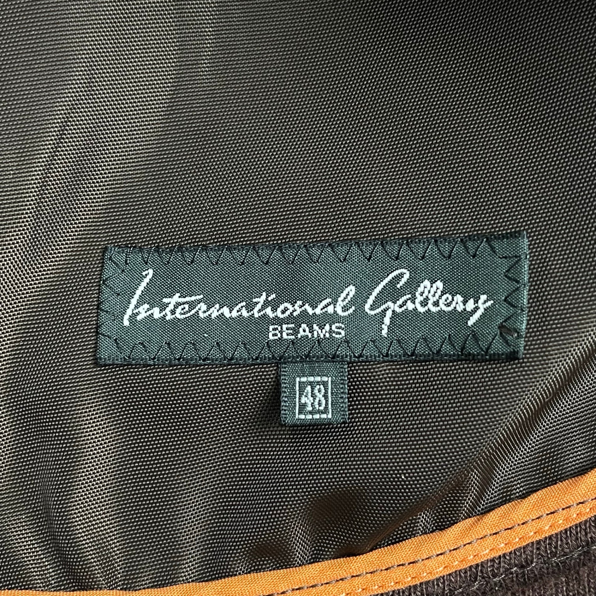 Old BEAMS International Gallery BEAMS オールドビームス インターナショナルギャラリー ビームス / ショートトレンチブルゾン ブラウン 参考定価：60,000程度 SIZE：48