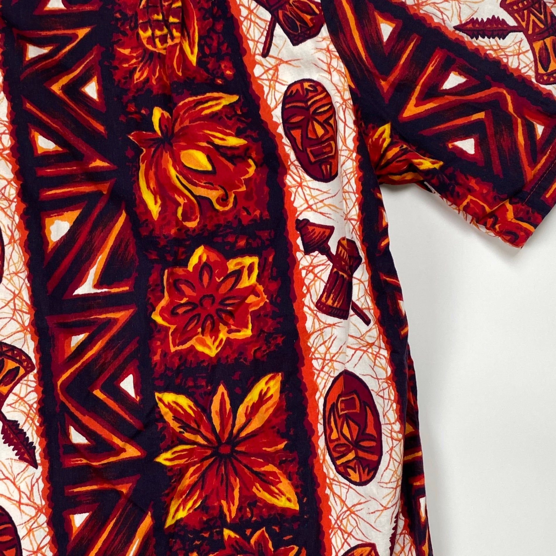 60s VINTAGE Ui-Maikai / ヴィンテージ アロハシャツ MADE IN HAWAII コットン100％ SIZE:L程度