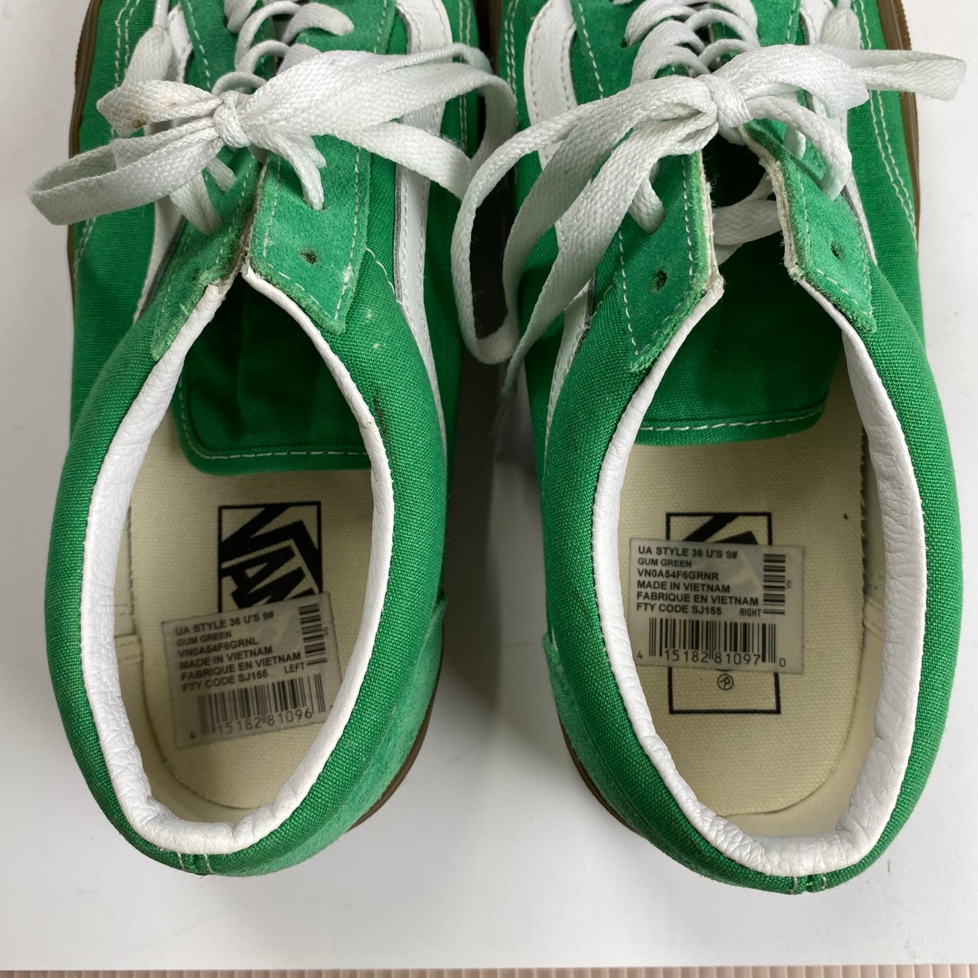 VANS ヴァンズ / STYLE 36 OLD SKOOL ローカットスニーカー グリーン SAMPLE SIZE:US9(27cm程度)