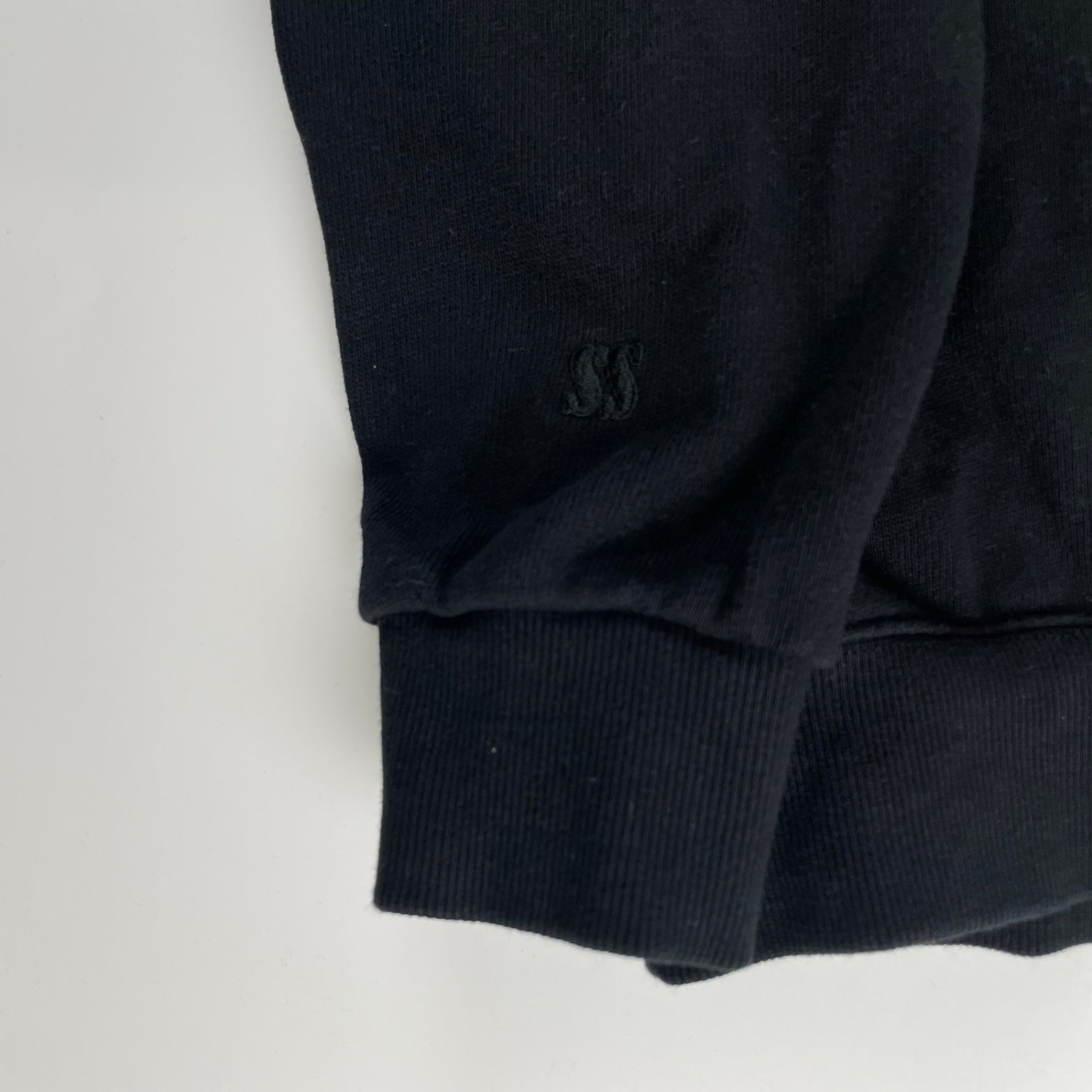 STAR&STRIPE スターアンドストライプ / クルーネックスウェット ブラック 参考定価：9,800+tax SIZE：M