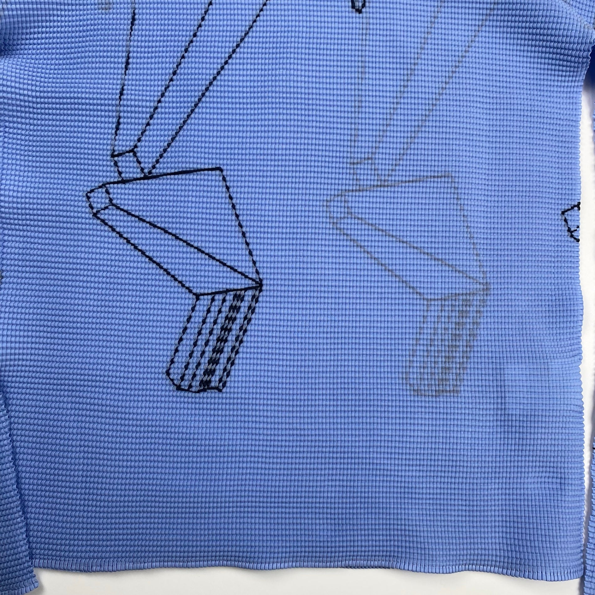 me ISSEY MIYAKE ミー イッセイミヤケ / 転写ボックスプリーツカットソー 20th ANNIVERSARY ARCHITECTS SIZE:FREE