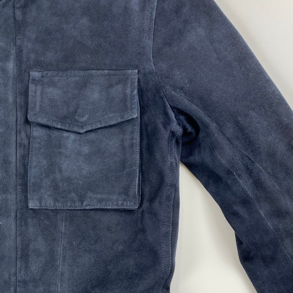 【干場 義雅さん別注】 SANNINO サンニーノ / M-65タイプ ラムレザー スエード ジャケット SIZE：48