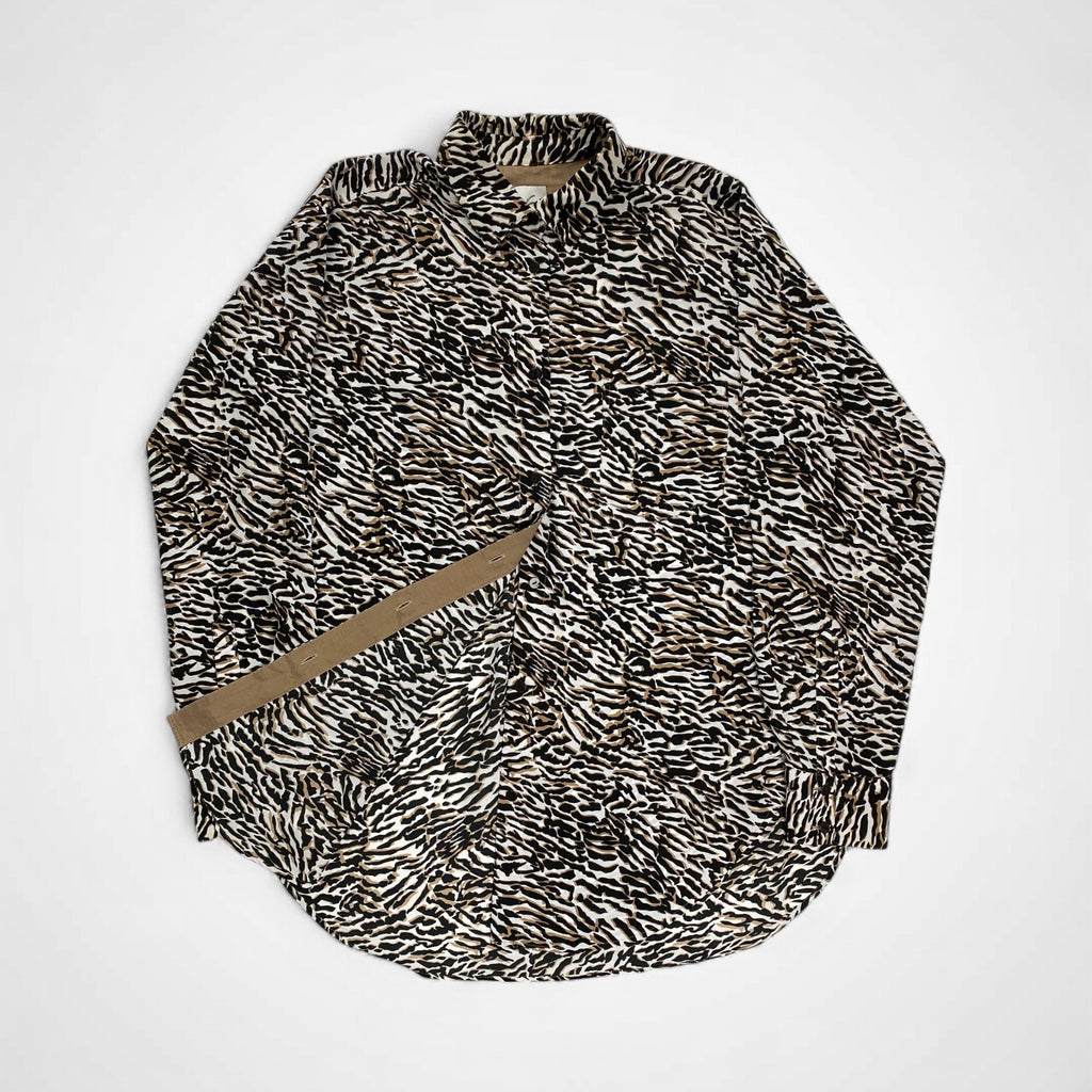 6(ROKU) BEAUTY＆YOUTH ロク ビューティー アンド ユース / ZEBRA PRINT SHIRT 参考定価：17,500+tax SIZE：38