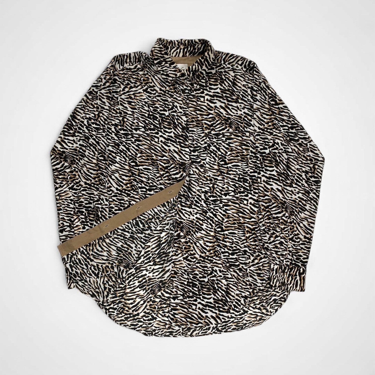 6(ROKU) BEAUTY＆YOUTH ロク ビューティー アンド ユース / ZEBRA PRINT SHIRT 参考定価：17,500+tax SIZE：38