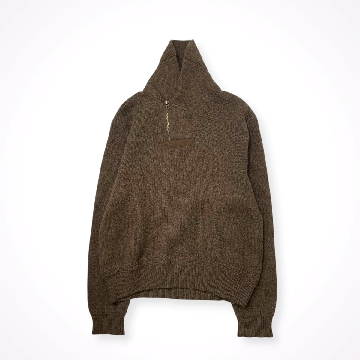 Polo by Ralph lauren / ユーロラルフ ラムウールショールカラーニット SIZE:XXL
