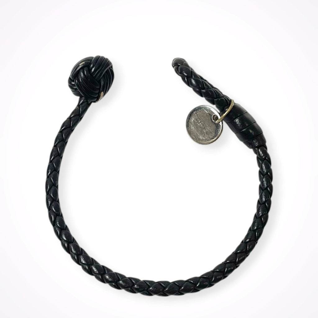 BOTTEGA VENETA / イントレチャートブレスレット ブラウン 参考定価：42,000程度