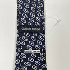 GIORGIO ARMANI / モノグラム 総柄ネクタイ 参考定価：35,000程度