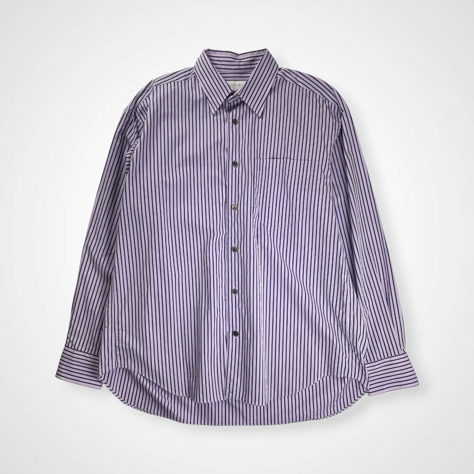 LITTLEBIG リトルビッグ / Stripe Dress SH ストライプシャツ 参考定価：29,000+tax SIZE:46