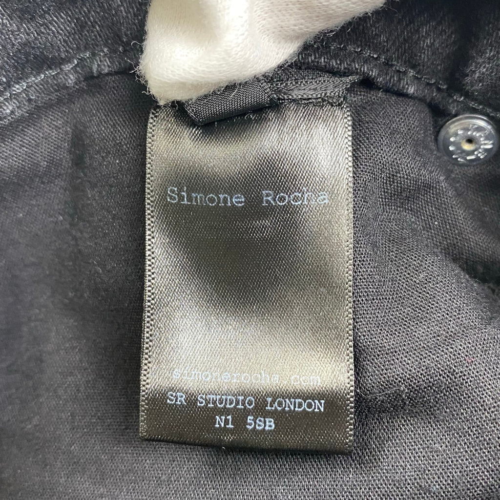 Simone Rocha シモーン ロシャ / Embellished Straight Workwear Denim ダブルニー デニム DOVER STREET取扱い 参考定価：110,000程度 SIZE：S