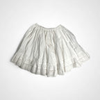 crinkle × slobe iena クリンクル クリンクル クリンクル × スローブイエナ / 2way embroideryミニスカート ホワイト タグ付 SIZE:FREE