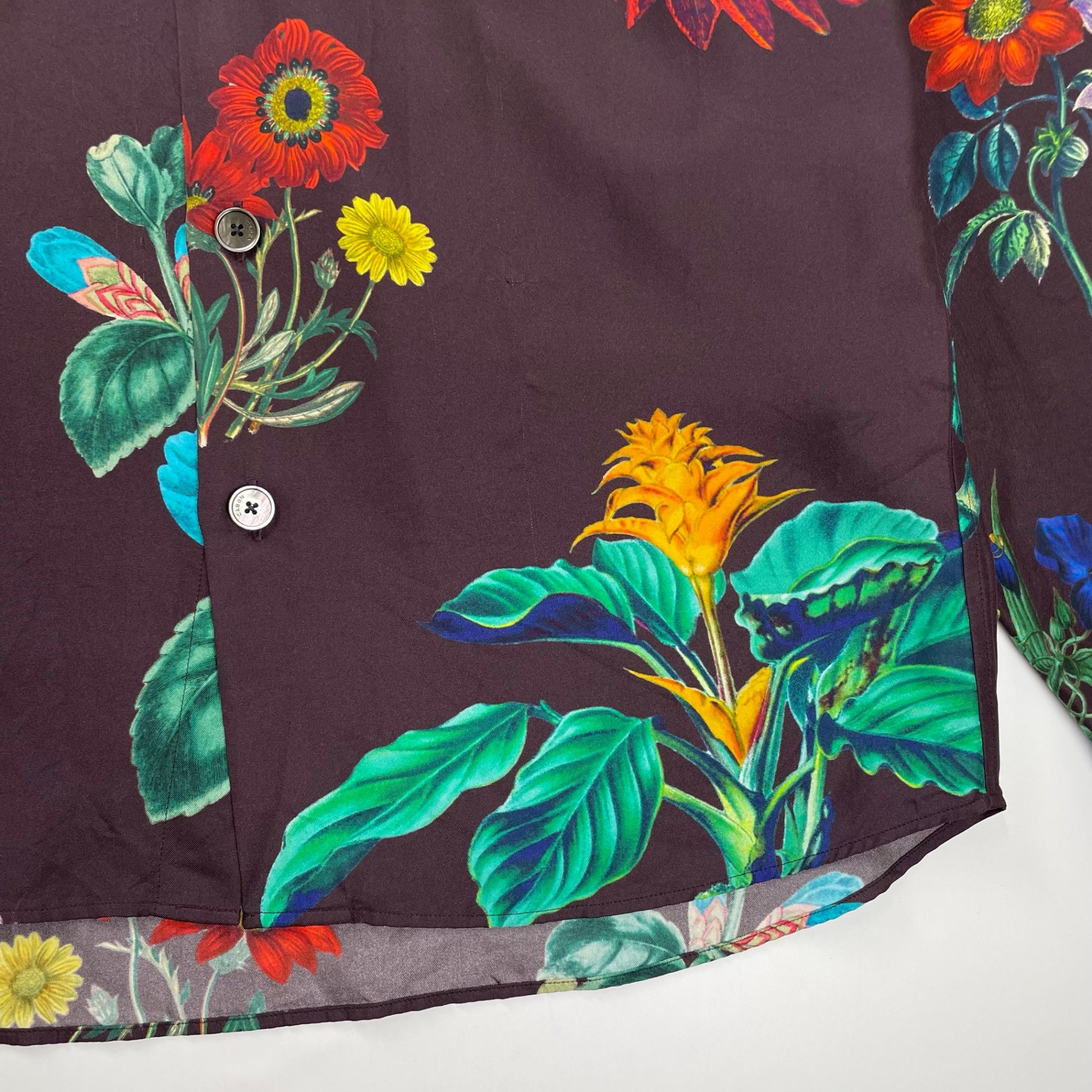 CABaN キャバン / シルクツイルIBIZAプリントシャツ 参考定価：43,000+tax SIZE:S