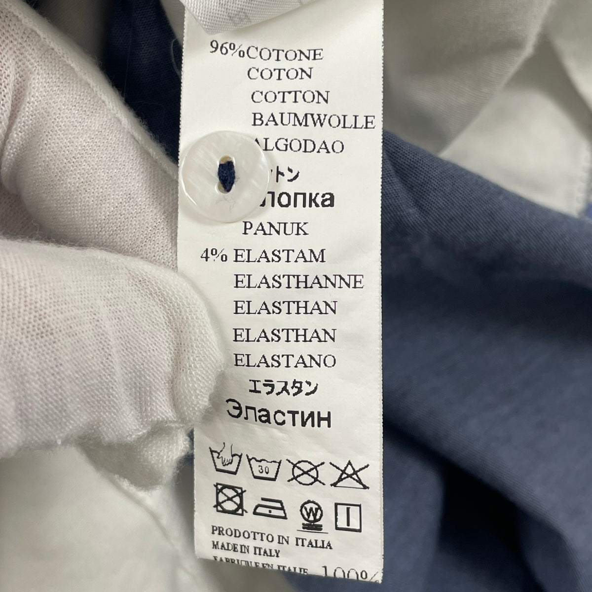 vece blu / クレイジーパターンシャツ 参考定価：35,000程度 SIZE:M