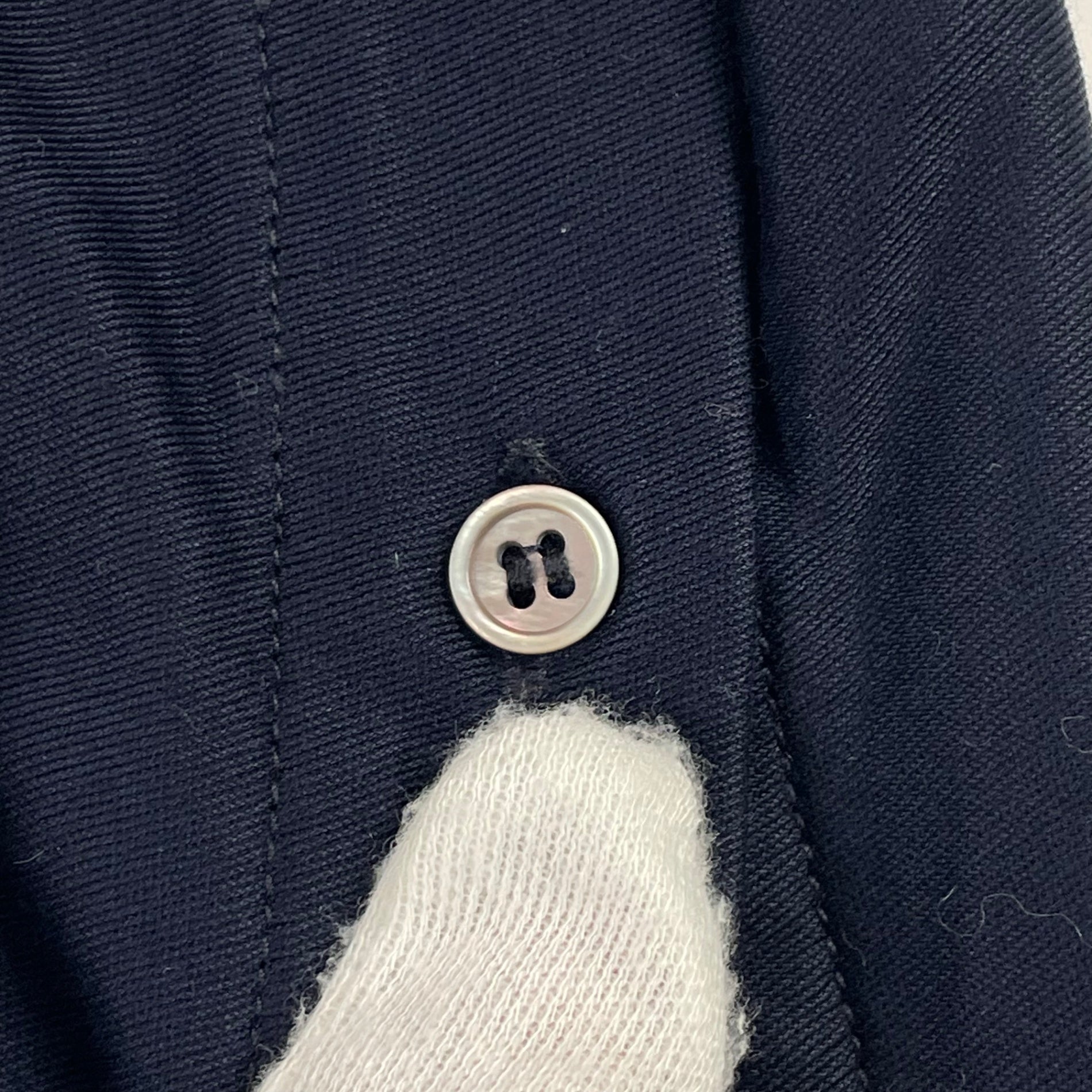 ffixxed studios × ester partegas フィックスストゥディオス エステル・パルテガス / ヘムボタンツイルTシャツ  参考定価：25,000程度 SIZE:L