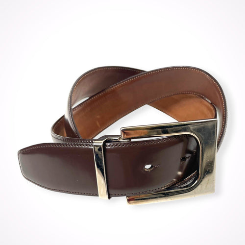 DOLCE＆GABBANA / メタルバックル レザーベルト 参考定価：50,000程度 全長：約98cm程度