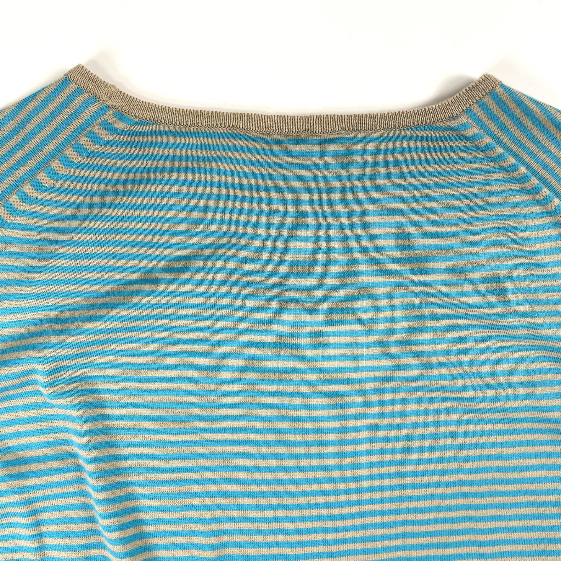 JOHN SMEDLEY / 半袖ボーダーニット 参考定価：40,000程度 SIZE:XS