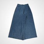 ANREALAGE アンリアレイジ / ハカマデニム 袴 ファンシーツイード インディゴ 参考定価：40,000程度 SIZE:40