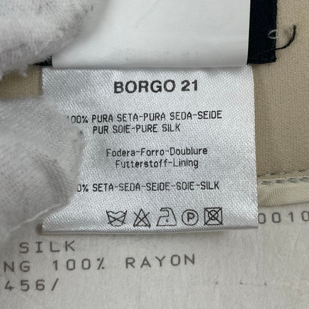 GIORGIO ARMANI / ヴィンテージ シルクスラックス BORGO21 参考定価：140,000程度 SIZE:42