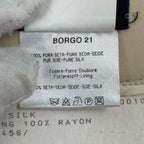 GIORGIO ARMANI / ヴィンテージ シルクスラックス BORGO21 参考定価：140,000程度 SIZE:42