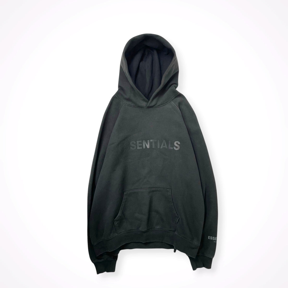 ESSENTIAL FEAR OF GOD / クロップドパーカー ブラック SIZE：XL