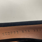 GIORGIO ARMANI / デザインヒールパンプス 参考定価：120,000程度 SIZE:37 1/2