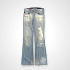 AG エージー / Y2K the ANGEL boot cut フレアデニム USA製 参考定価：50,000程度  SIZE：24
