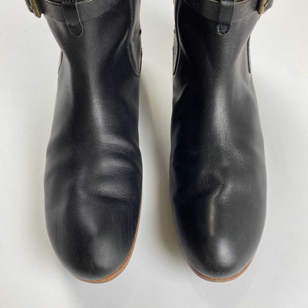 chausser ショセ / レザーエンジニアブーツ サイドゴア SIZE:23 1/2cm