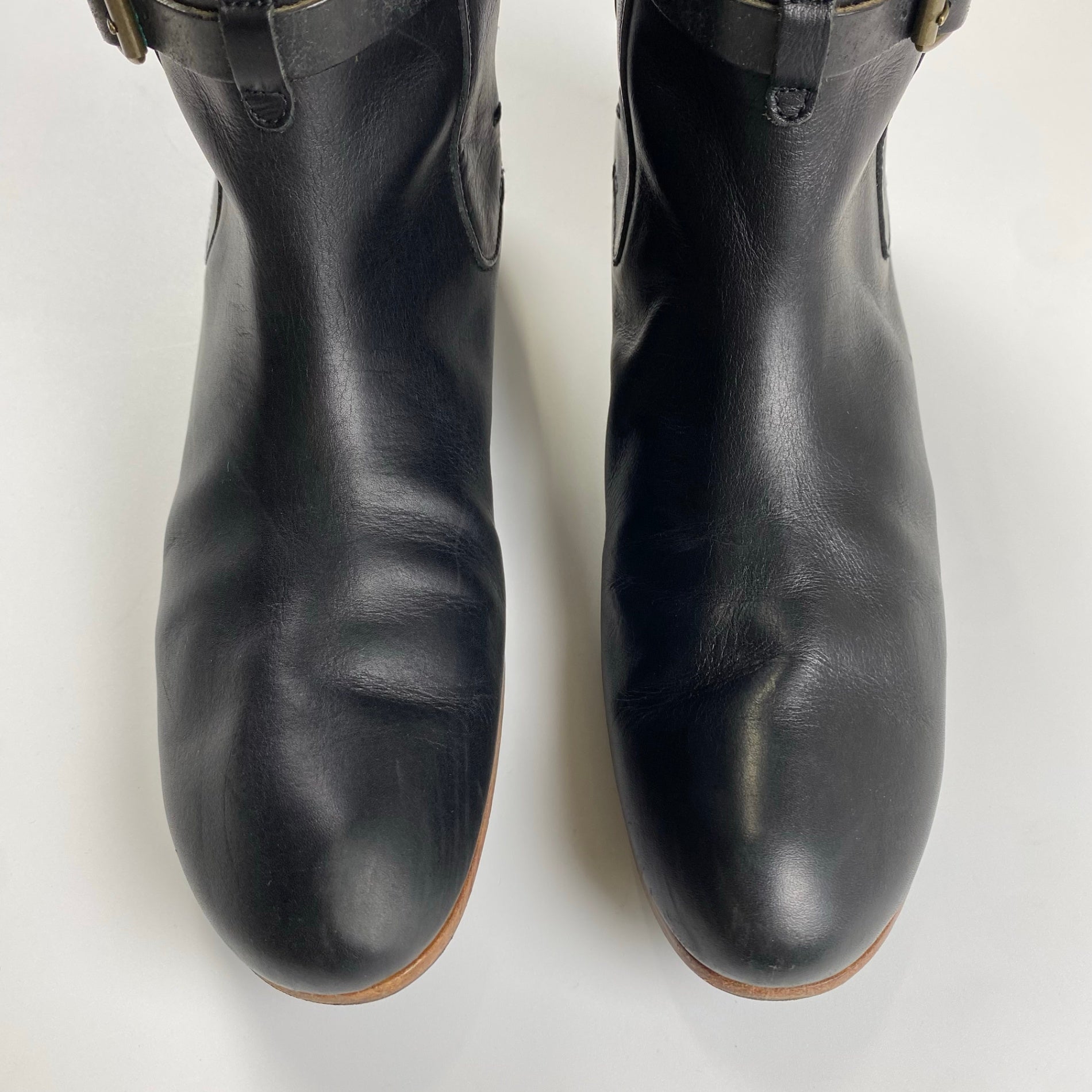 chausser ショセ / レザーエンジニアブーツ サイドゴア SIZE:23 1/2cm