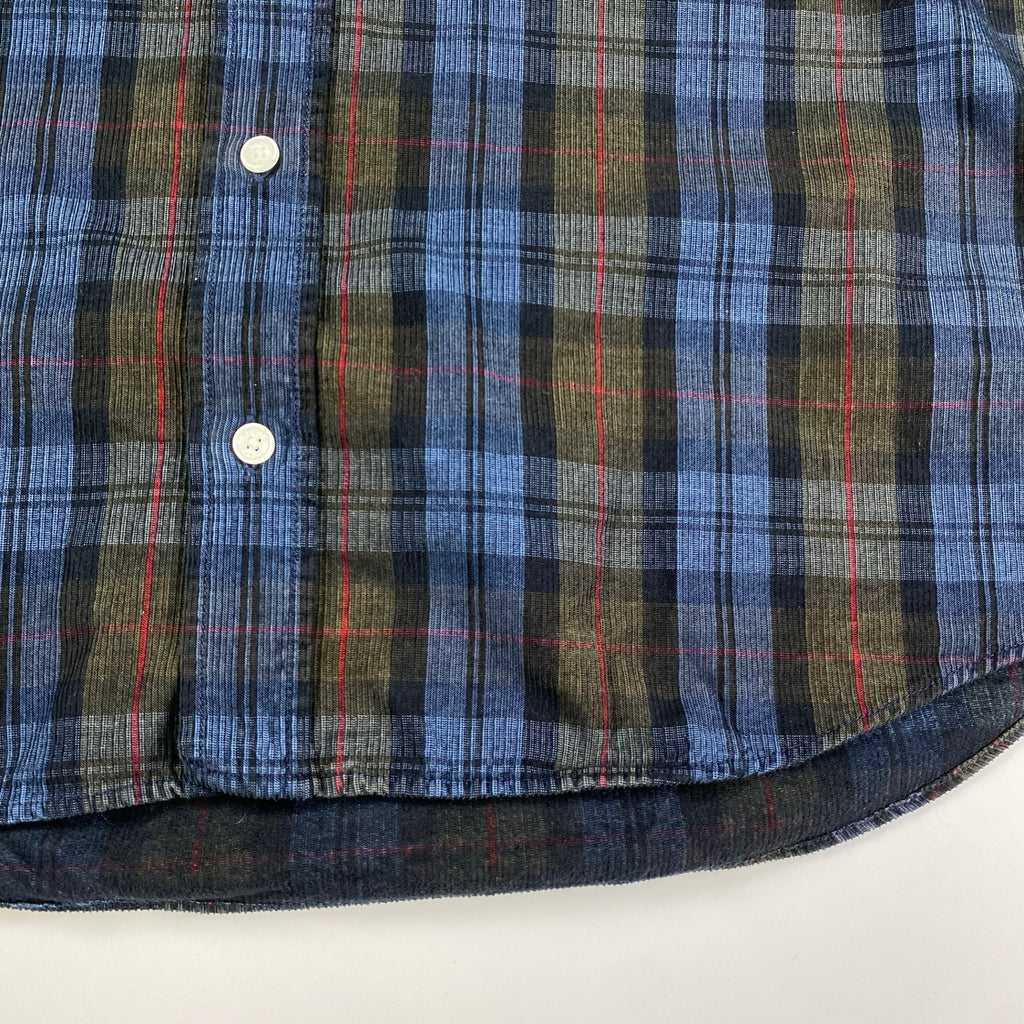 KENZO ケンゾー / タイガー刺繍 コーデュロイチェックシャツ SIZE：M