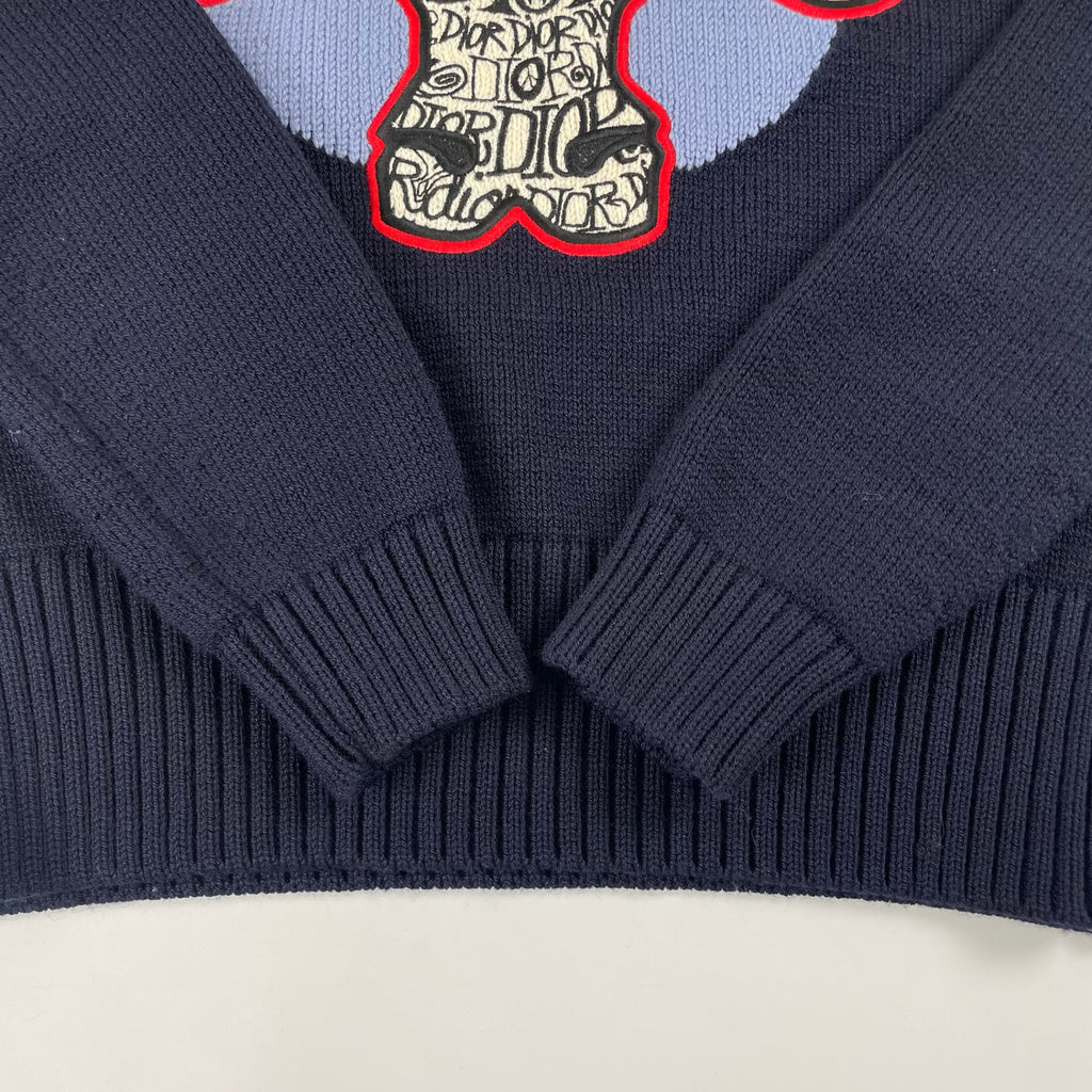 DIOR HOMME × Stussy / コラボ DIOR AND SHAWN BULL Sweater SIZE:S