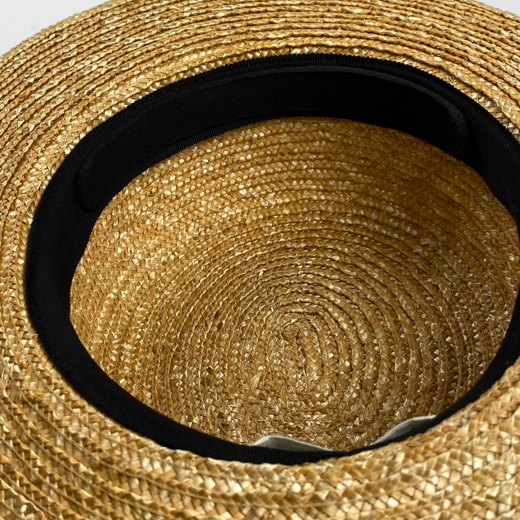COMESANDGOES / カンカン帽 麦わら帽子 Lサイズ
