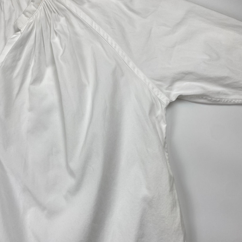 【フランス製】COMME des GARCONS COMME des GARCONS コムコム / Vネックギャザーブラウス SIZE：S