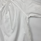 【フランス製】COMME des GARCONS COMME des GARCONS コムコム / Vネックギャザーブラウス SIZE：S