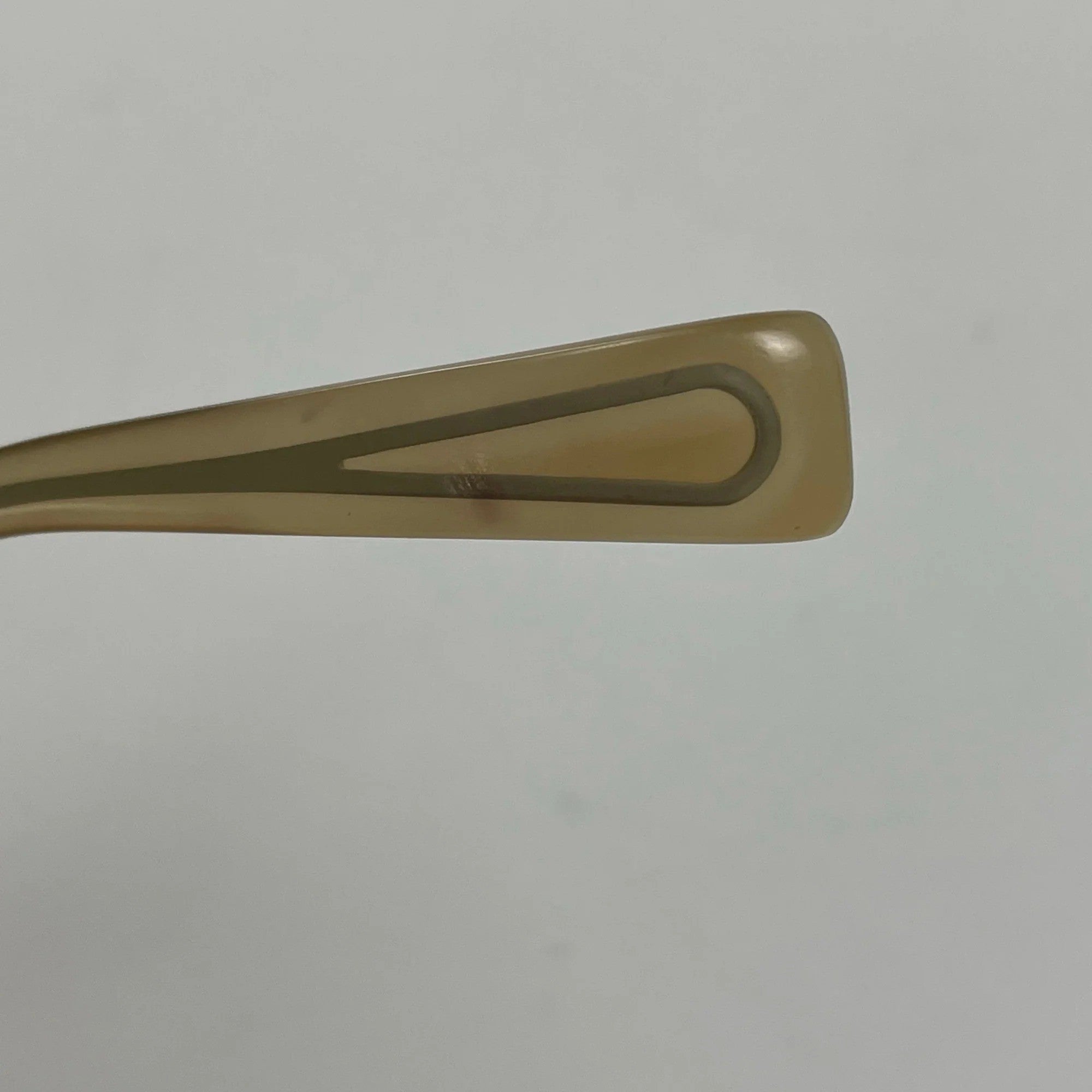 Mark McNairy x GLCO[Garrett Leight] マークマクナリ― ギャレットライト / コラボサングラス ベージュ×ライトグリーン 度なしカラーレンズ入り SIZE:46□23