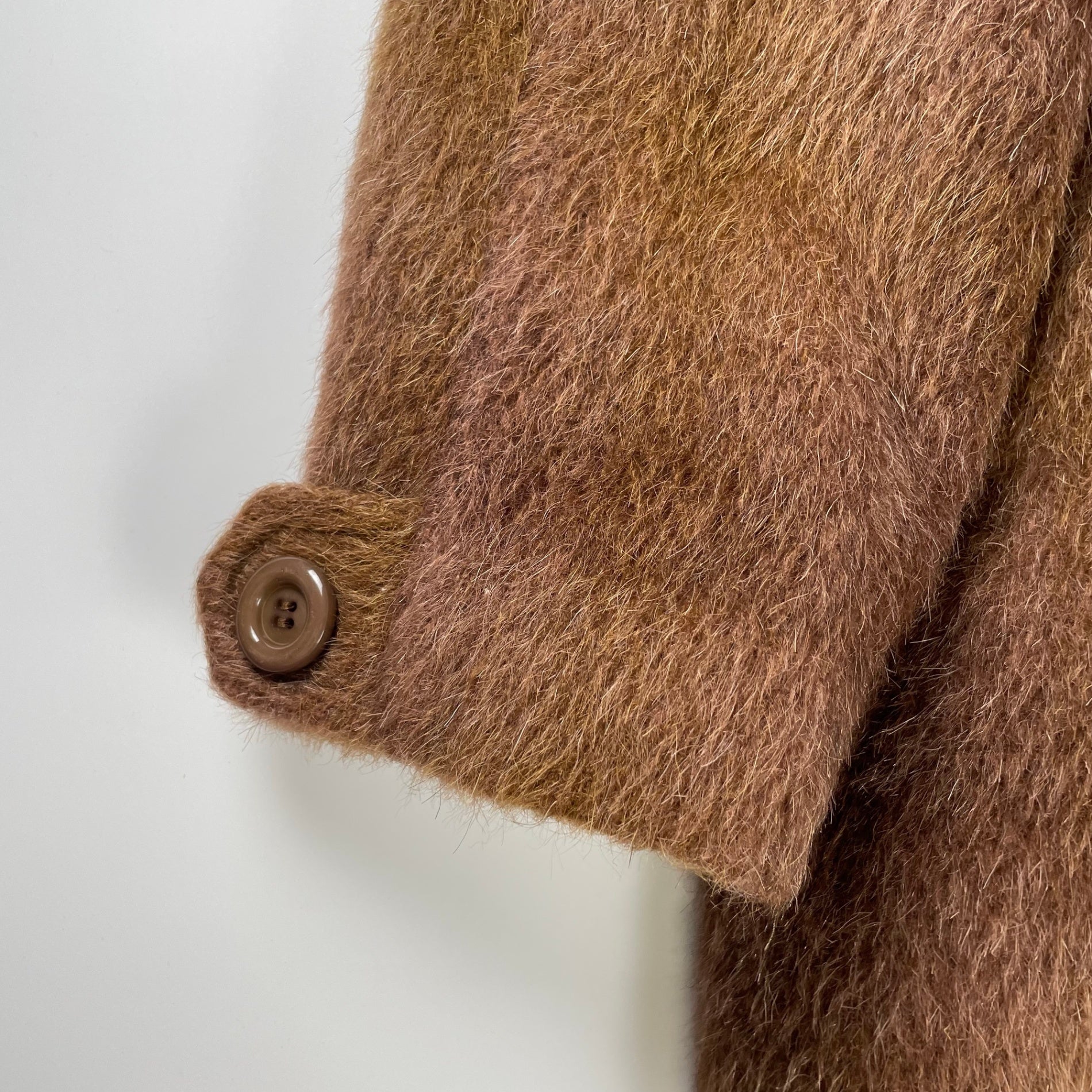 ENGLAND VINTAGE イギリス ヴィンテージ / mid60-early70s Pure Mohair Coat 美品 MADE IN ENGLAND SIZE：L程度