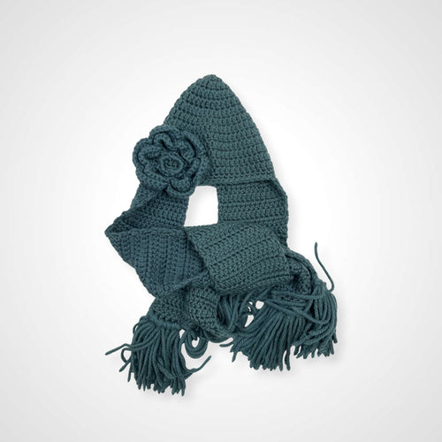 DOMAKAYA ドマカヤ / ロングイヤーハンドニット帽 イギリス製