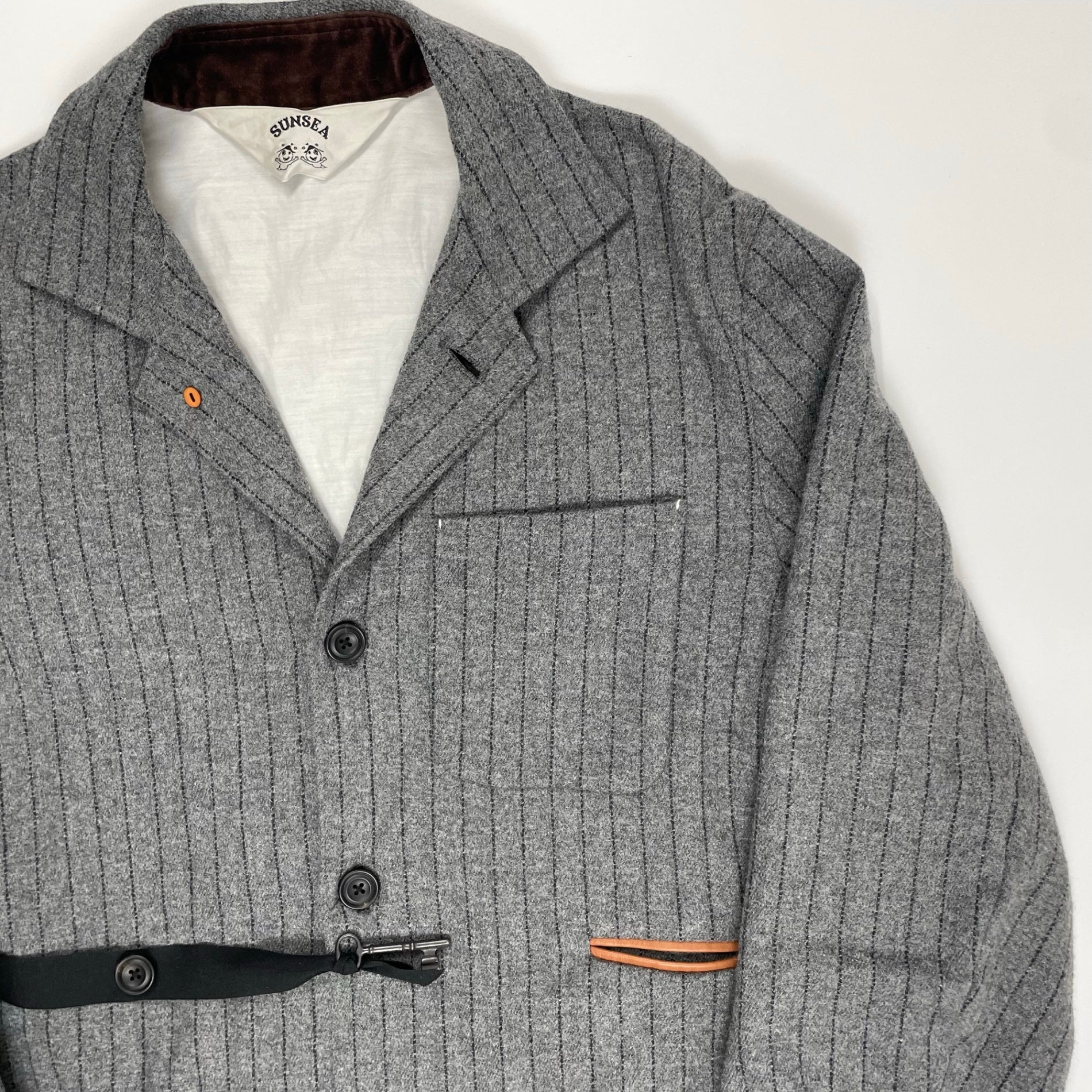 SUNSEA サンシー / PENCIL STRIPE JACKET 参考定価：45,000+tax SIZE:2