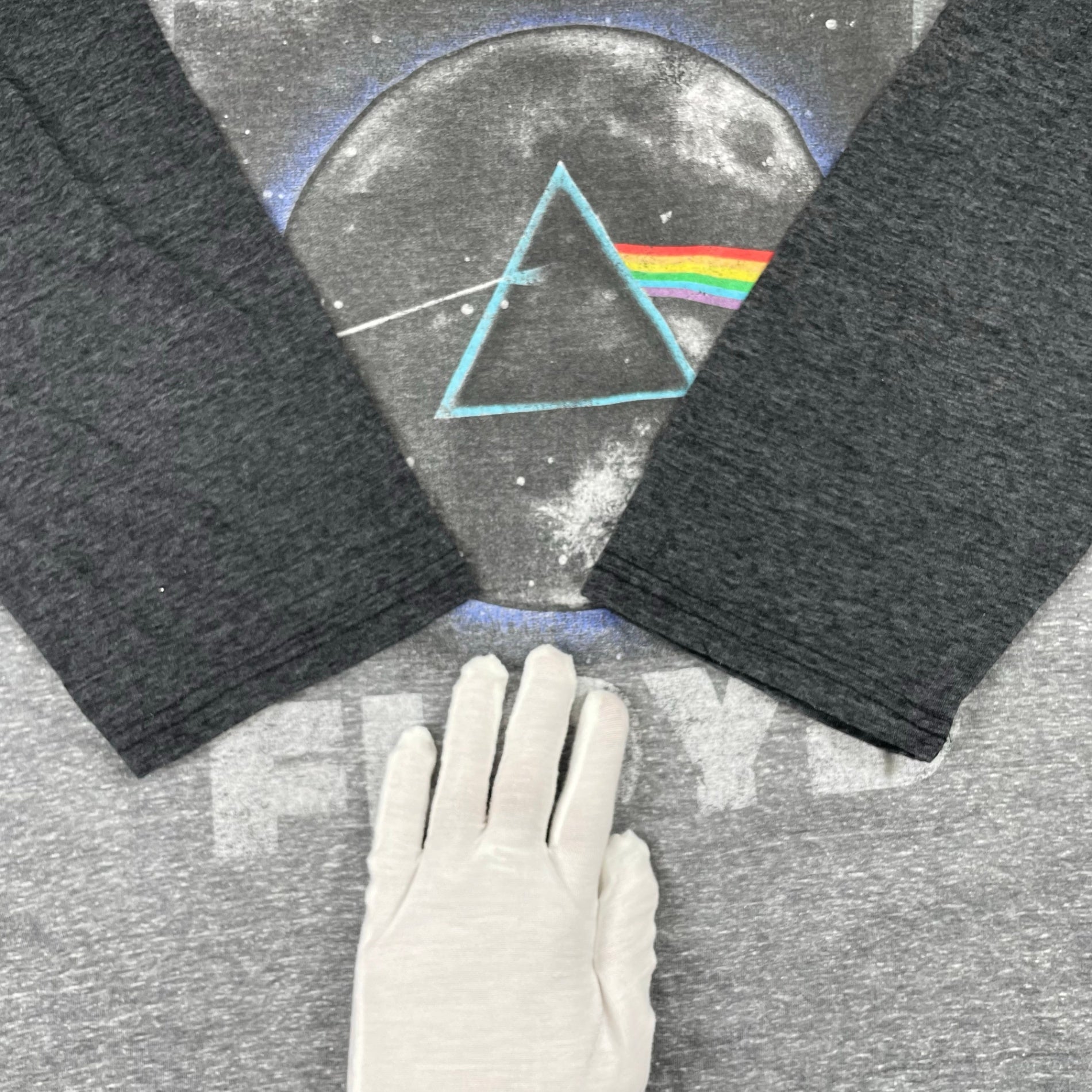 PINK FLOYD / オフィシャル 「狂気」ラグランカットソー SIZE:XL