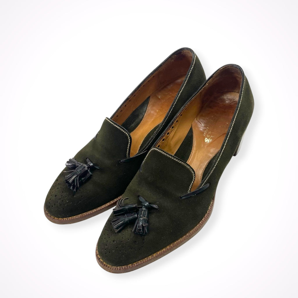 Le Yucca's / スウェードスリッポン ローファー 箱・布袋付 SIZE：36