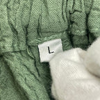 ヂェン先生の日常着 / ワイドイージーパンツ グリーン 参考定価：13,000程度 SIZE：L