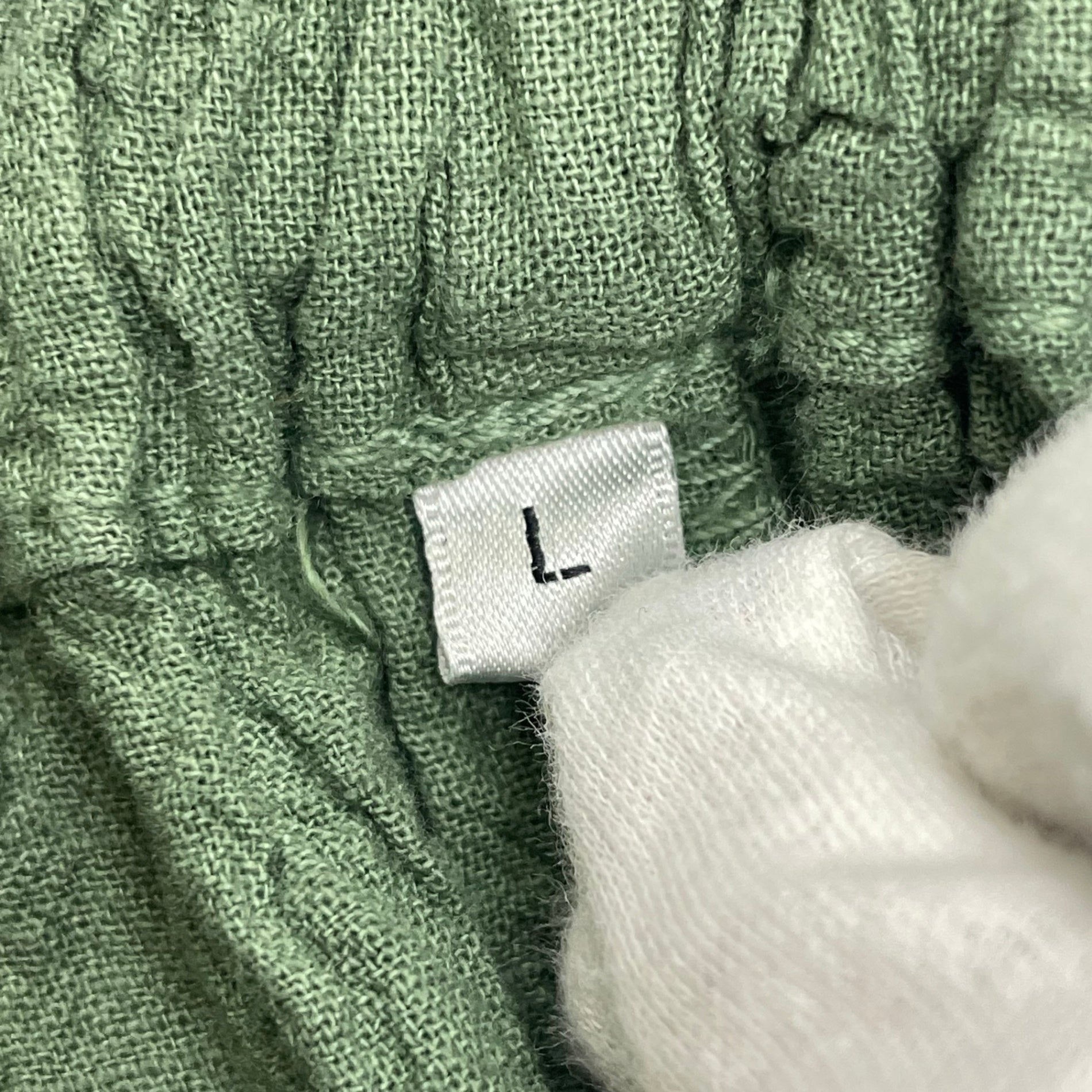 ヂェン先生の日常着 / ワイドイージーパンツ グリーン 参考定価：13,000程度 SIZE：L