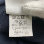 IM MEN ISSEY MIYAKE アイムメン イッセイミヤケ / HYBRID SHIRT オープンカラーシャツ 半袖 ネイビー SIZE:3