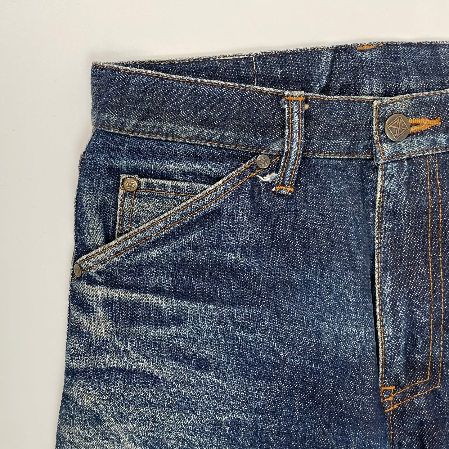 stabilizer gnz スタビライザージーンズ / セルビッジデニムパンツ 鬼ヒゲ 参考定価：30,000程度 SIZE：30