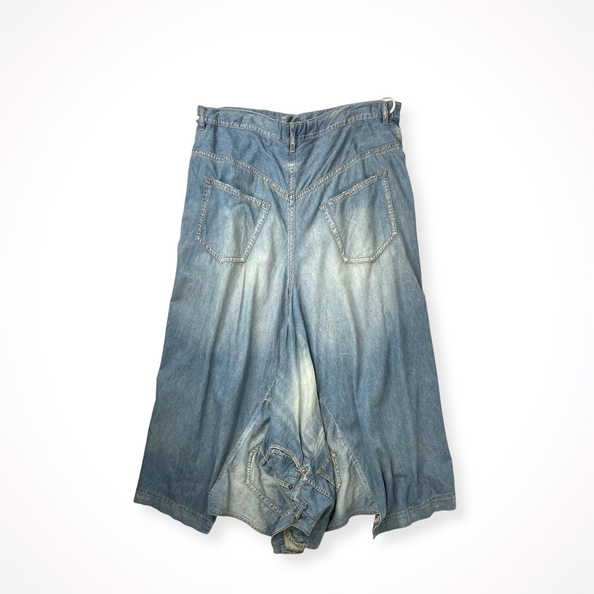 Maison MIHARA YASUHIRO / 再構築ドレープデニムスカート SIZE:36