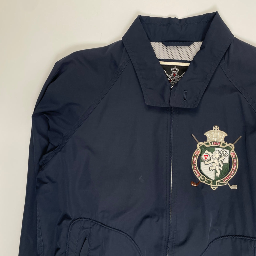 VAN JACKET / グリフォンエンブレム ハリントンジャケット ネイビー 石津謙介 SIZE：M